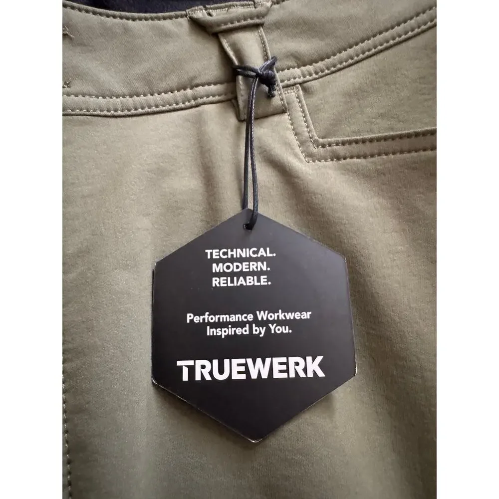 TrueWerk T2 Werkpant Cargo Workwear Pants Green Technical Performance Gorp